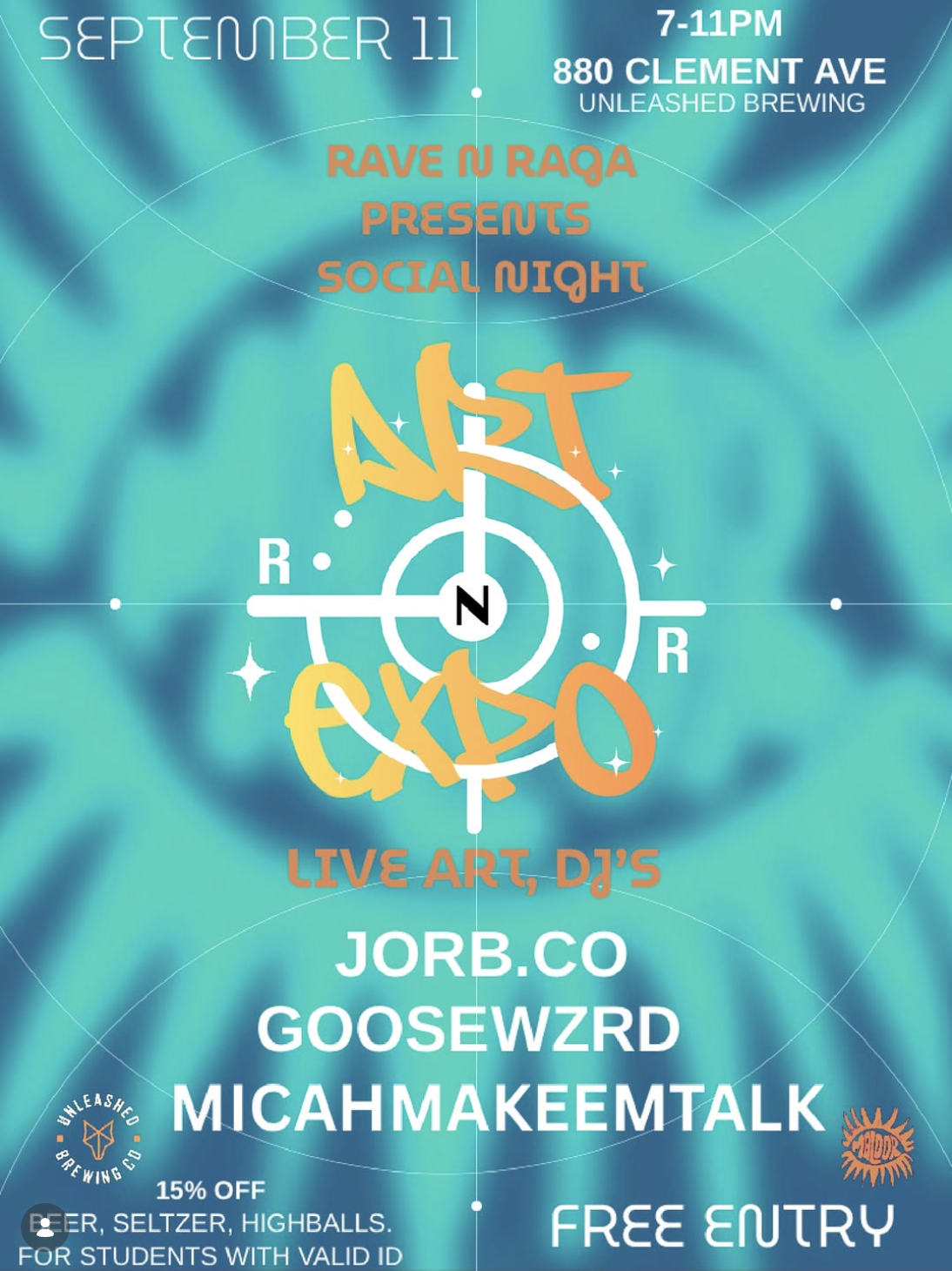 Social Night — Art Expo poster
