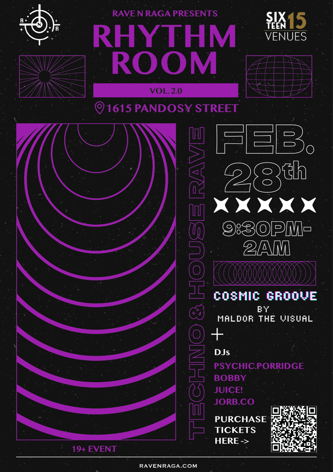 Rhythm Room: Vol. 3.0 — Cosmic Groove poster