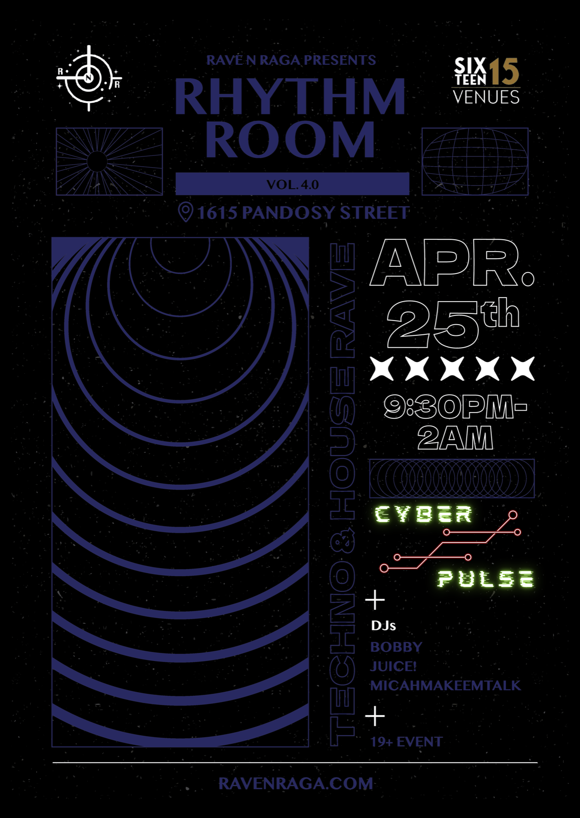 Rhythm Room: Vol. 4.0 — Cyber Pulse poster