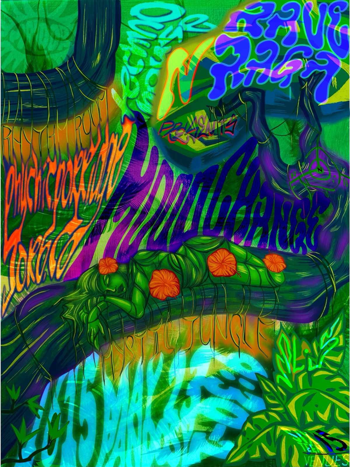 Rhythm Room: Vol. 5.0 — Mystic Jungle alternate poster