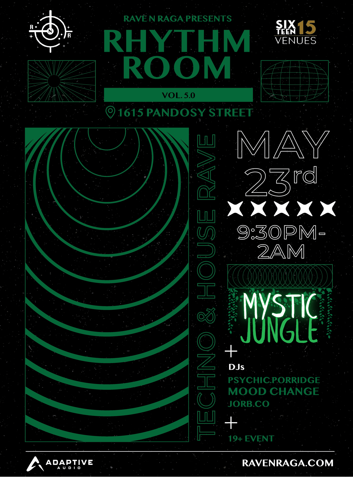 Rhythm Room: Vol. 5.0 — Mystic Jungle poster