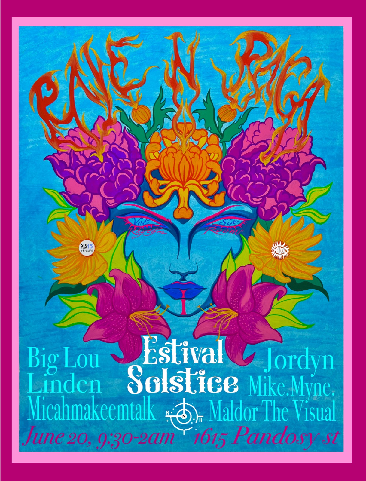 Rhythm Room: Vol. 6.0 — Estival Solstice alternate poster