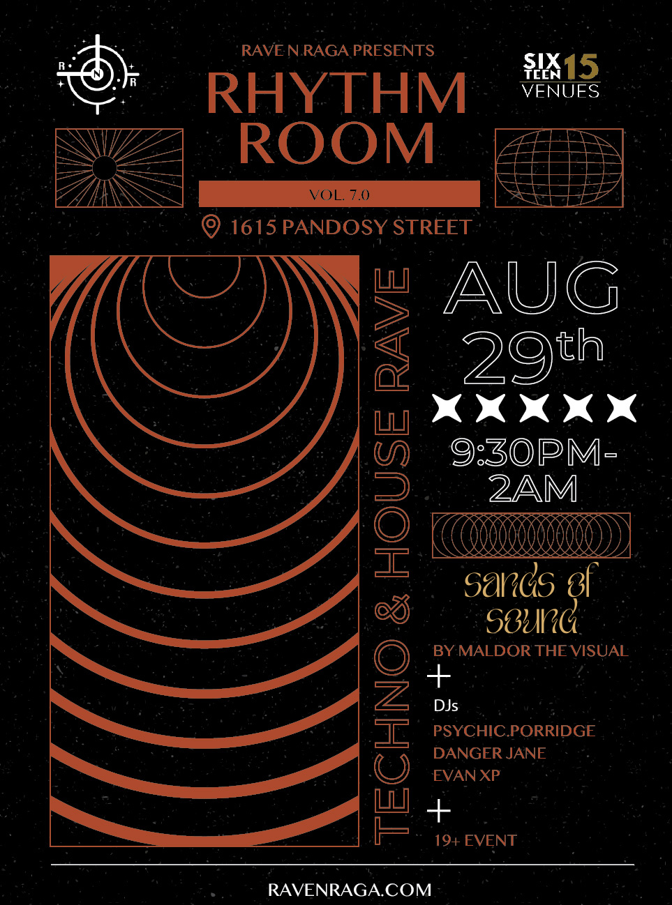 Rhythm Room: Vol. 7.0 — Sands of Sound poster